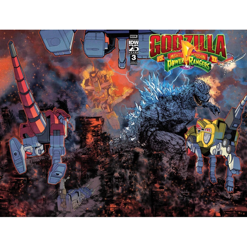 Godzilla vs. The Mighty Morphin Power Rangers II #3 Variant B (Sanchez)