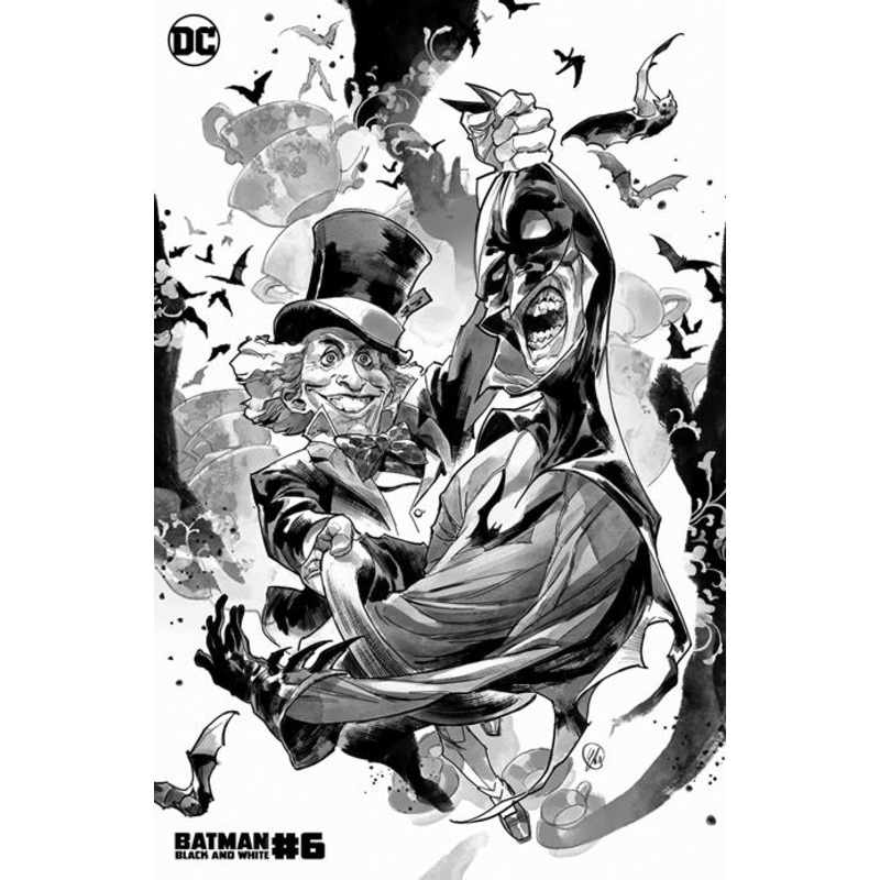 BATMAN BLACK & WHITE #6 (OF 6) CVR C YASMINE PUTRI MAD HATTER VAR