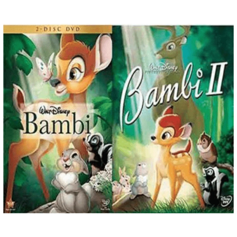 Walt Disney's Bambi 1&2 DVD Set 2 Movie Collection
