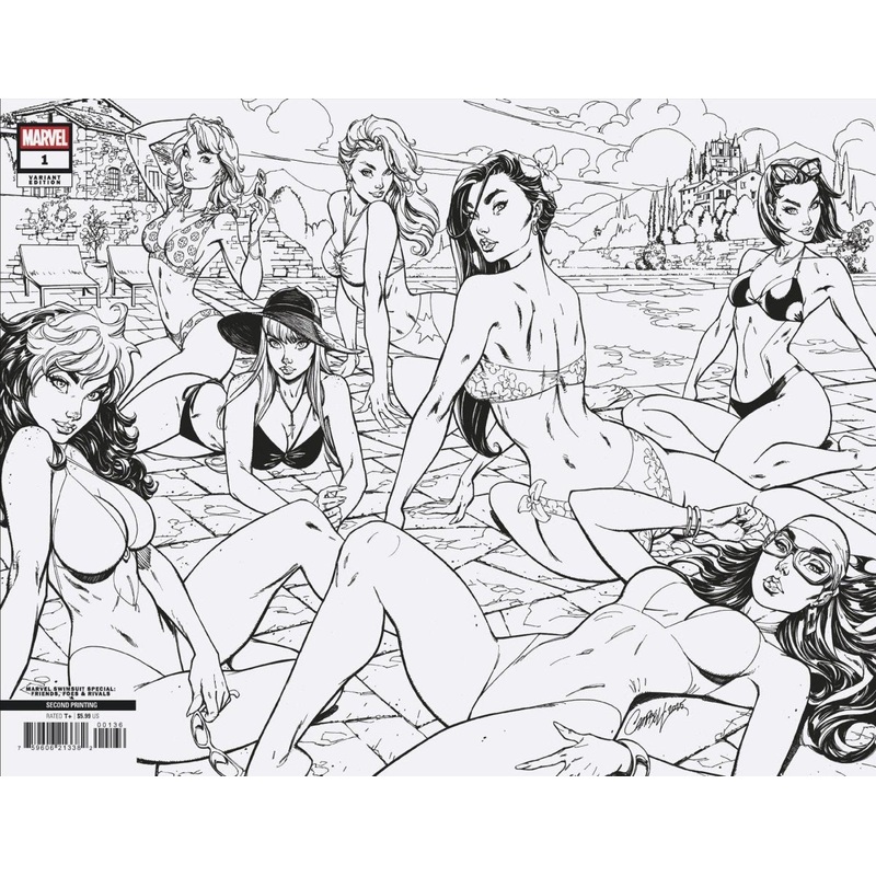 Marvel Swimsuit Special: Friends, Foes & Rivals #1 J. Scott Campbell Ratio Virgin 2nd Print 1:25 Ratio Variant