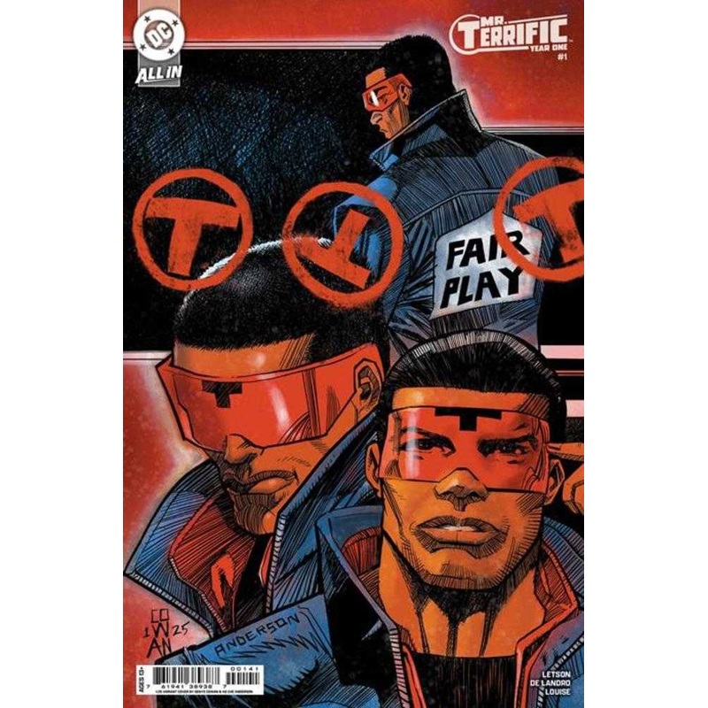 Mr Terrific Year One #1 (Of 6) Cover D Denys Cowan & Ho Che Anderson Card Stock 1:25 Ratio Variant