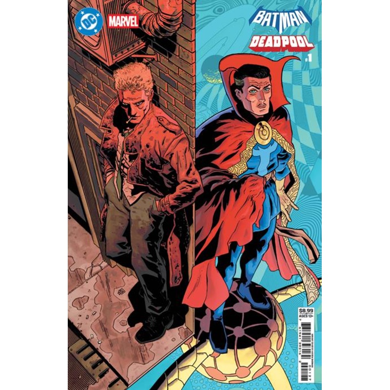 DC MARVEL BATMAN DEADPOOL #1 (ONE SHOT) CVR P HAYDEN SHERMAN CONSTANTINE DR STRANGE CARD STOCK VAR (19 Nov Release)