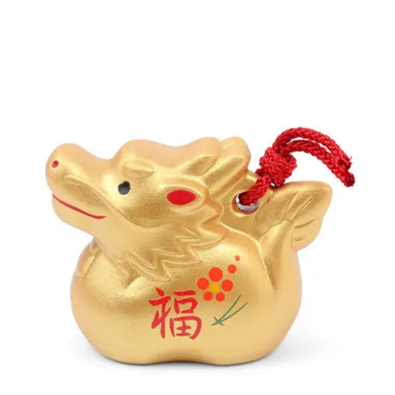 Figurine Dragon Gold with Cord