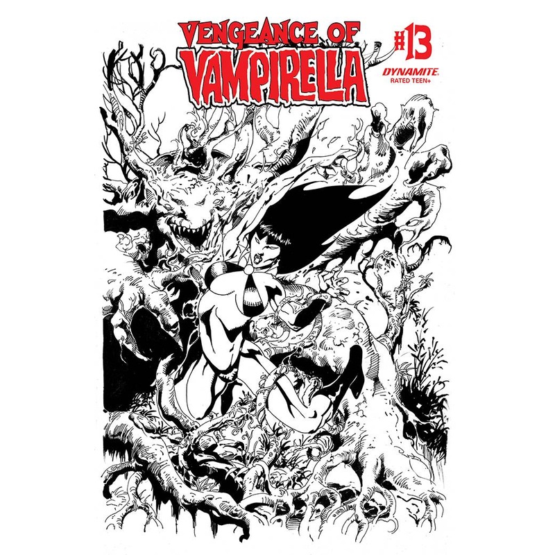 VENGEANCE OF VAMPIRELLA #13 1:11 CASTRO B&W FOC INCV
