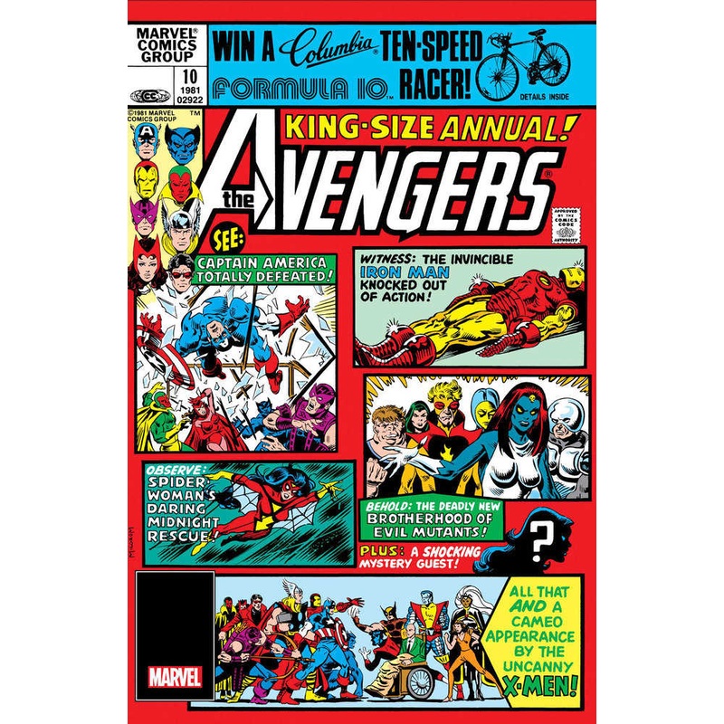 Avengers Annual #10 Facsimile Edition Foil Variant