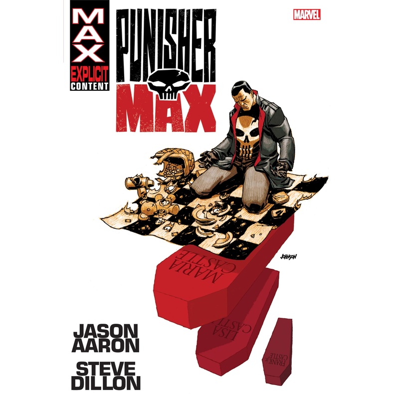 PUNISHER MAX BY AARON & DILLON OMNIBUS DAVE JOHNSON COVER (hardcover)
