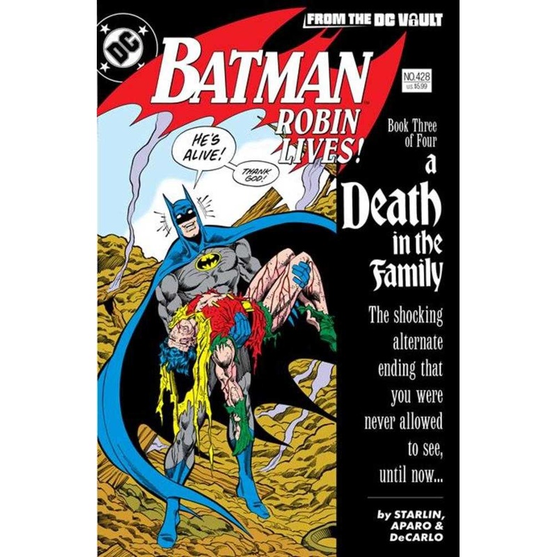 Batman #428 Robin Lives (One Shot) 2nd Print Cover B Jim Aparo Card Stock Variant