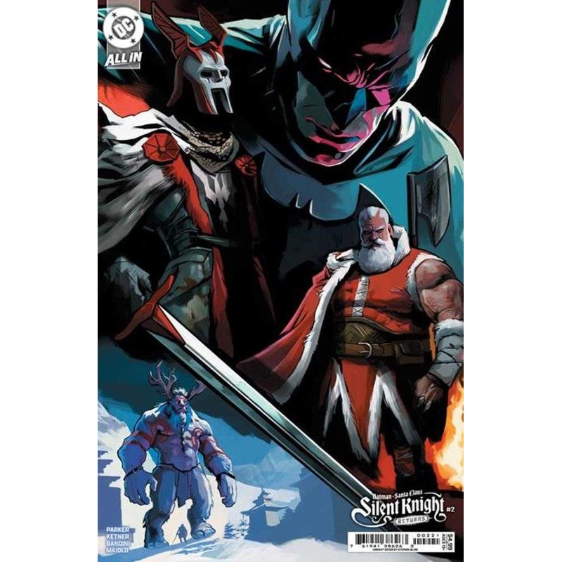 Batman Santa Claus Silent Knight Returns #2 (Of 5) Cover B Stephen Bliss Card Stock Variant