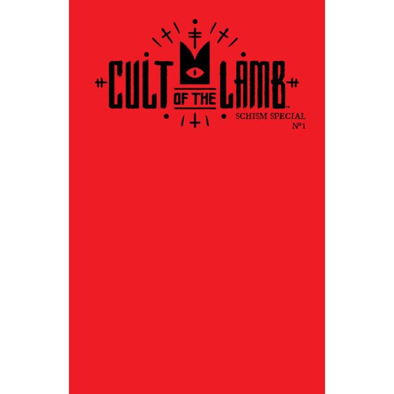 CULT OF THE LAMB SCHISM SPECIAL #1 (ONE SHOT) CVR C RED BLANK SKETCH VAR (29 Oct Release)
