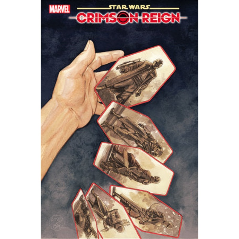 STAR WARS CRIMSON REIGN #5 (OF 5) SABACC CARD VAR 1:25 INCV