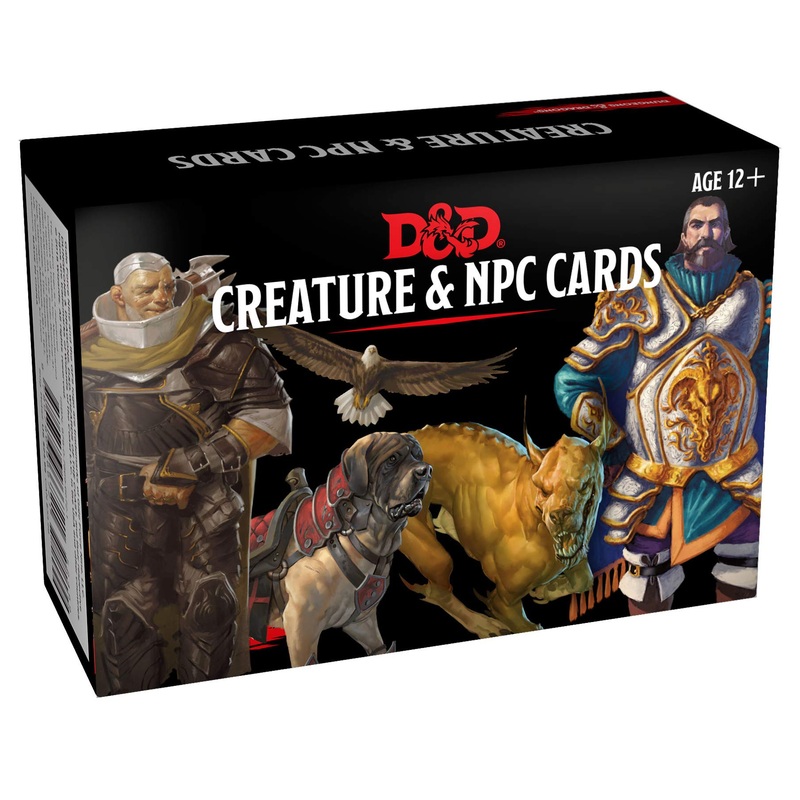 D&D 5E RPG: Spellbook Cards - Creatures and NPCs