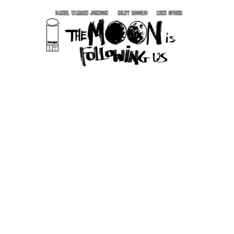 The Moon Is Following Us #1 (Of 10) Cover F Blank Sketch Variant