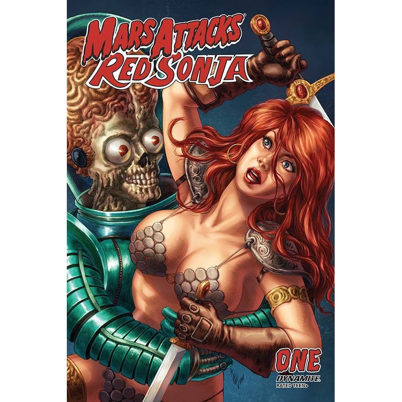 MARS ATTACKS RED SONJA #1 1:10 QUAH CARD HOMAGE INCV