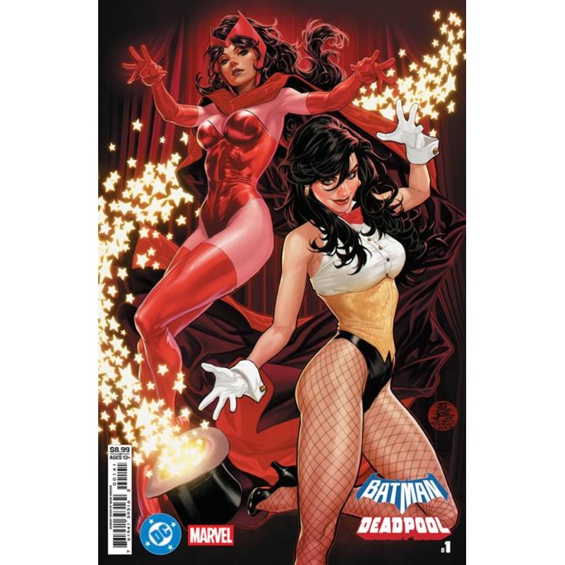DC MARVEL BATMAN DEADPOOL #1 (ONE SHOT) CVR D MARK BROOKS ZATANNA SCARLET WITCH CARD STOCK VAR (19 Nov Release)