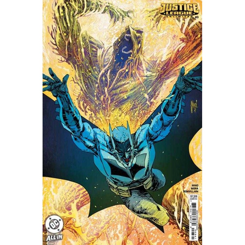 Justice League Unlimited #3 Cover E Guillem March Raised Uv Foil Variant