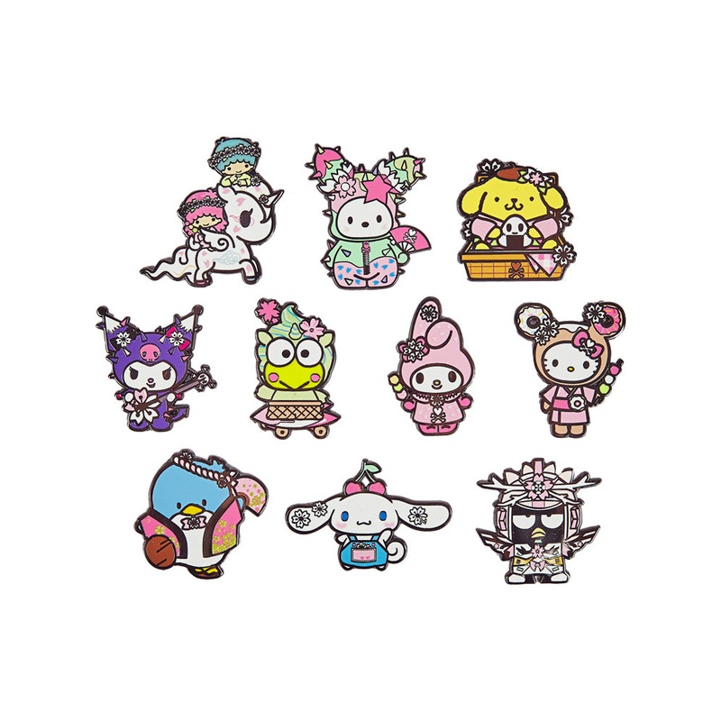 tokidoki x Hello Kitty and Friends Sakura Festival Enamel Pin Blind Box