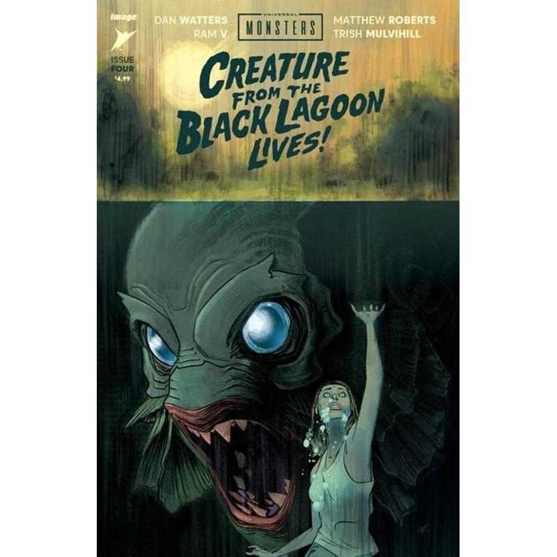 Universal Monsters Creature From The Black Lagoon Lives! #4 (Of 4) Cover A Matthew Roberts