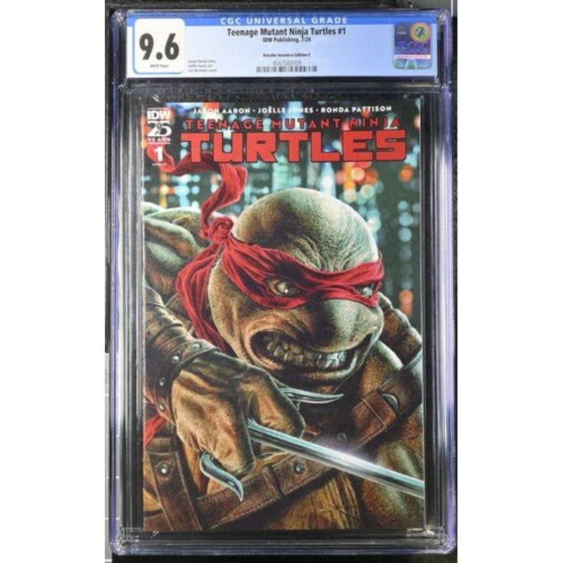 Teenage Mutant Ninja Turtles #1 Lee Bermejo 1:75 Incentive CGC 9.6