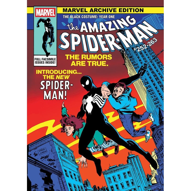Marvel Archive Edition: Amazing Spider-Man - The Black Costume: Year One Gallery Edition Ron Frenz Original First Issue Cover HC