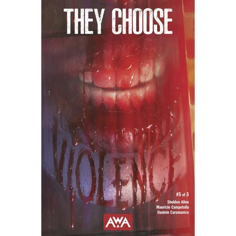 THEY CHOOSE VIOLENCE #5 (OF 5) CVR A RAHZZAH (MR) (15 Oct Release)