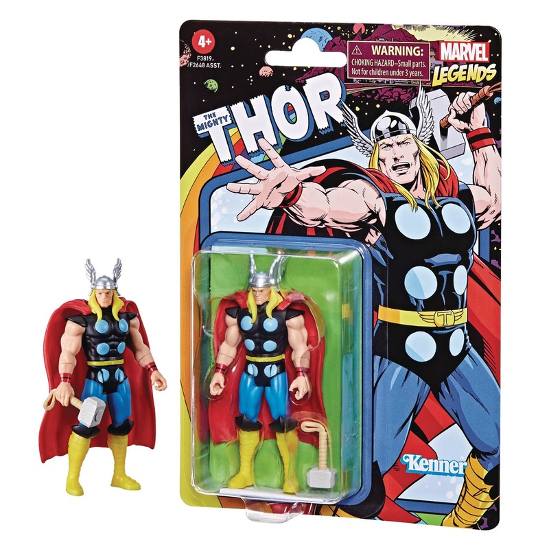 MARVEL RETRO LEGENDS 3-3/4IN THOR AF