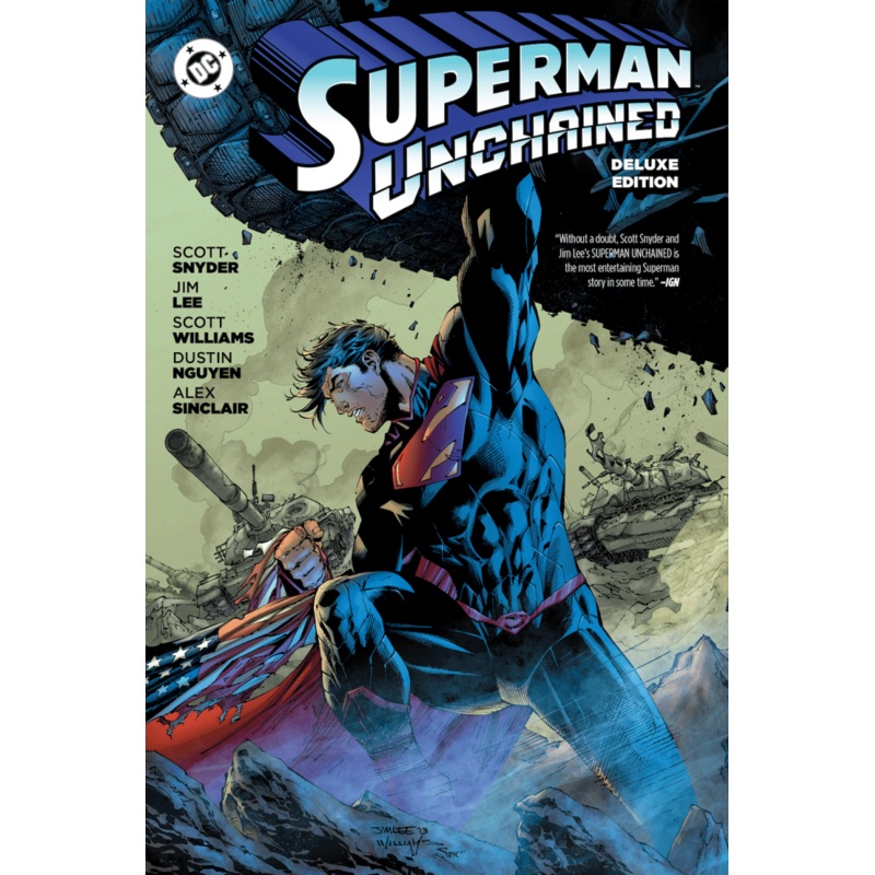 Superman Day 2025 - Superman Unchained The Deluxe Edition HC Variant Dust Jacket