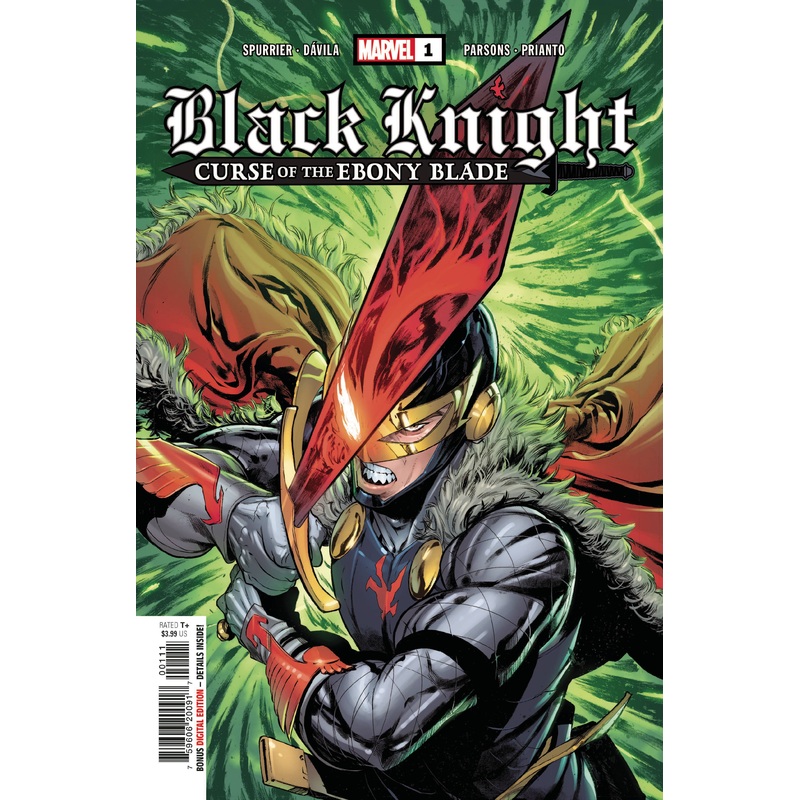 BLACK KNIGHT CURSE EBONY BLADE #1 (OF 5) This only, one comic book.