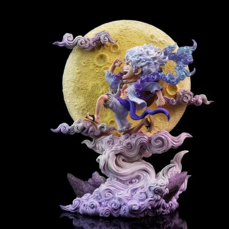 One Piece: Monkey D. Luffy Gear 5 Moon Lamp Action Figure