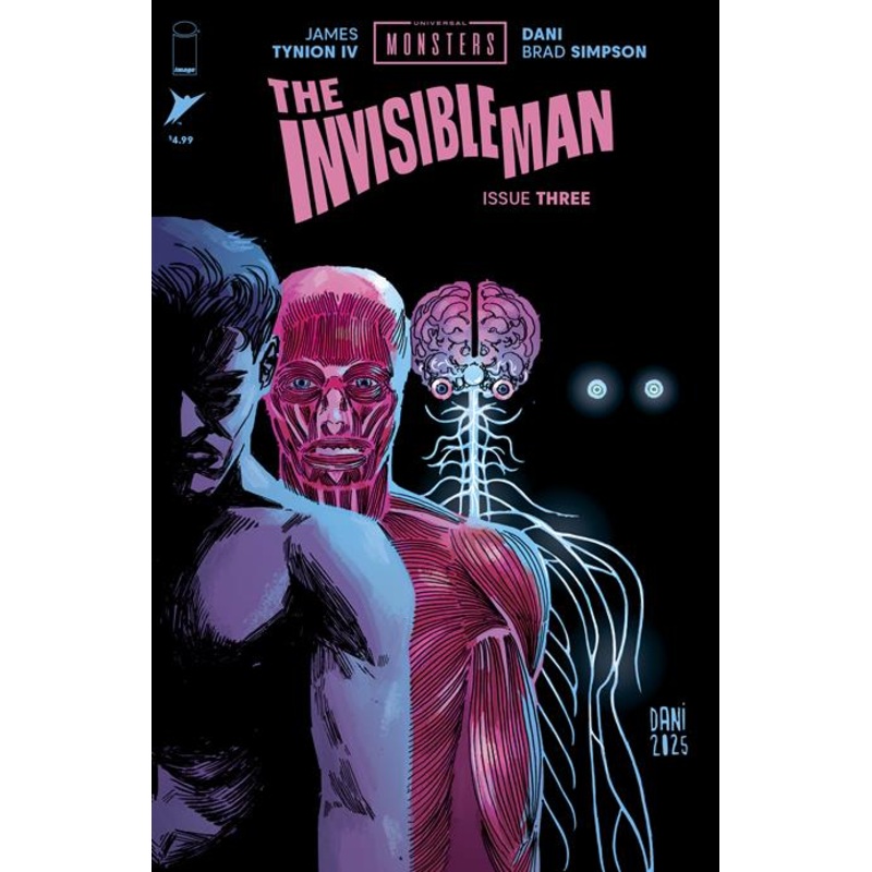 UNIVERSAL MONSTERS THE INVISIBLE MAN #3 (OF 4) CVR A DANI & BRAD SIMPSON (22 Oct Release) This only, one comic book.