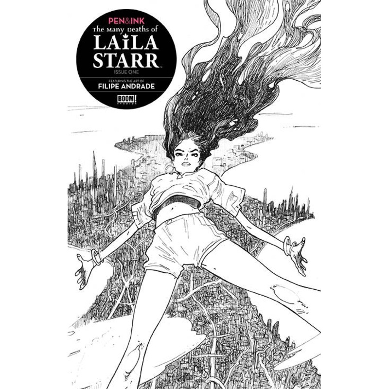 Many Deaths Of Laila Starr Pen & Ink #1 Cover B Uv Spot Variant