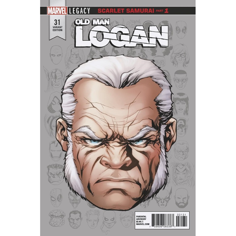 OLD MAN LOGAN #31 1:10 MCKONE LEGACY HEADSHOT INCV LEG