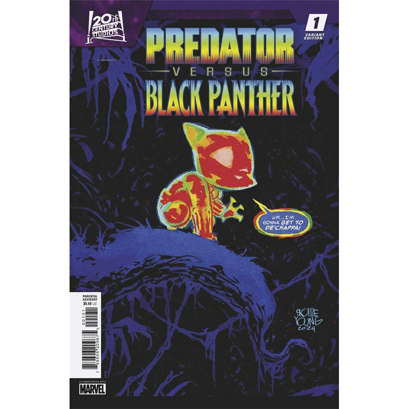 Predator vs. Black Panther #1 Skottie Young Variant