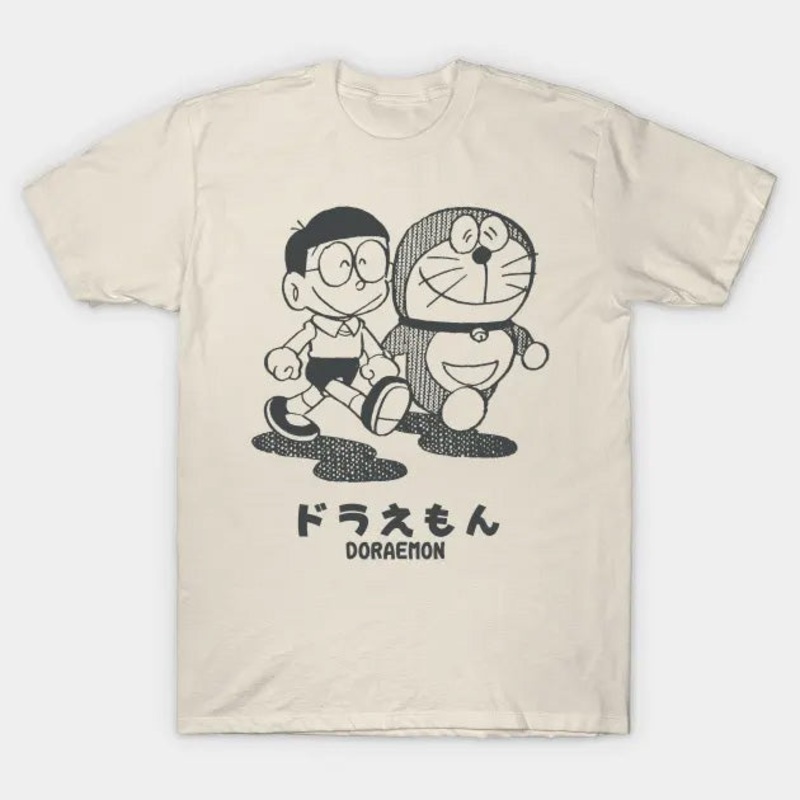T-Shirt: Doraemon - Creme Small