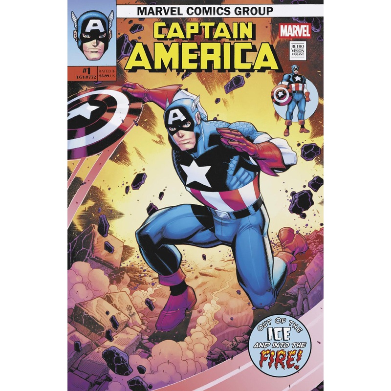 Captain America #1 Nick Bradshaw Retrovision Variant