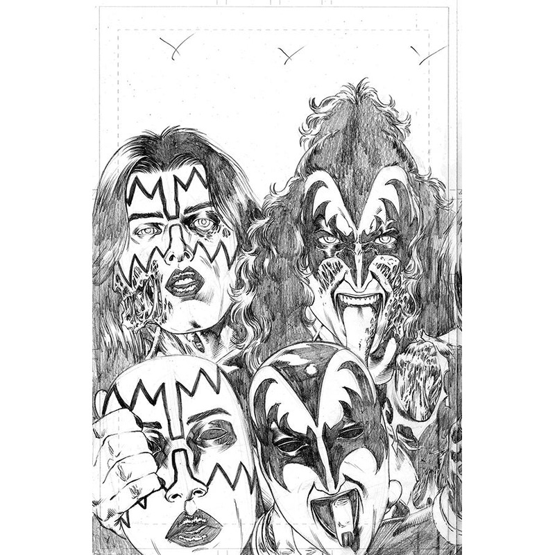 KISS ZOMBIES #5 1:11 BUCHEMI PENCILS FOC INCV
