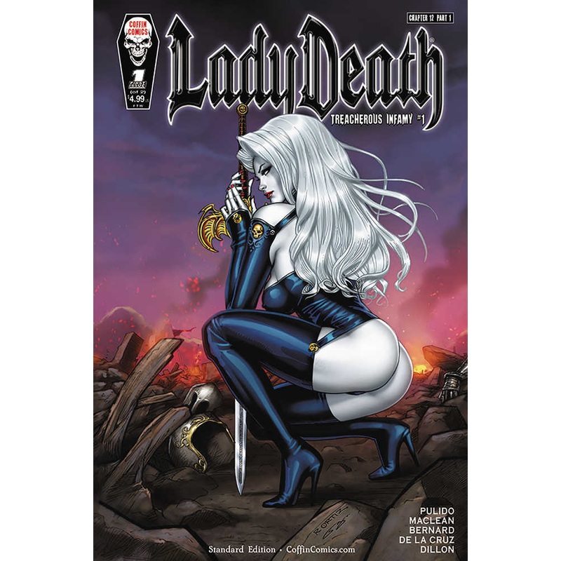 Lady Death Treacherous Infamy #1 (Of 2) Cover A Richard Ortiz