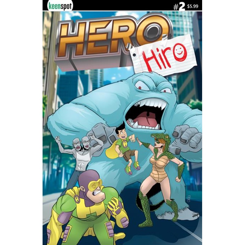 HERO HIRO #2 CVR A MICHAEL ADAMS (19 Nov Release) This only, one comic book.
