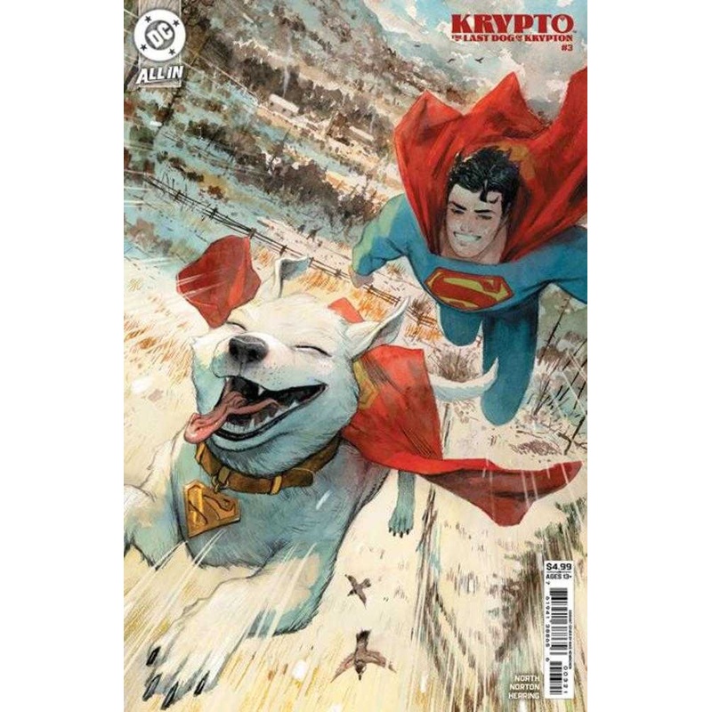 Krypto The Last Dog Of Krypton #3 (Of 5) Cover B Niko Henrichon Card Stock Variant