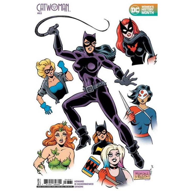 Catwoman #63 Cover H Ramona Fradon Womens History Month Card Stock Variant