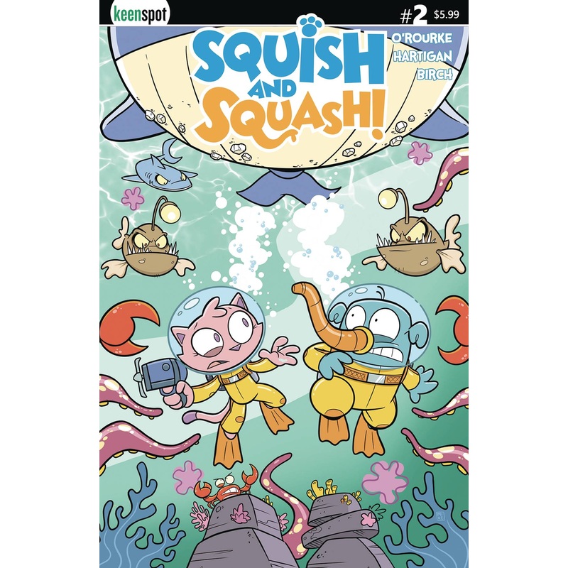 SQUISH & SQUASH #2 CVR A MIKE HARTIGAN (31 Jan Release) This only, one comic book.