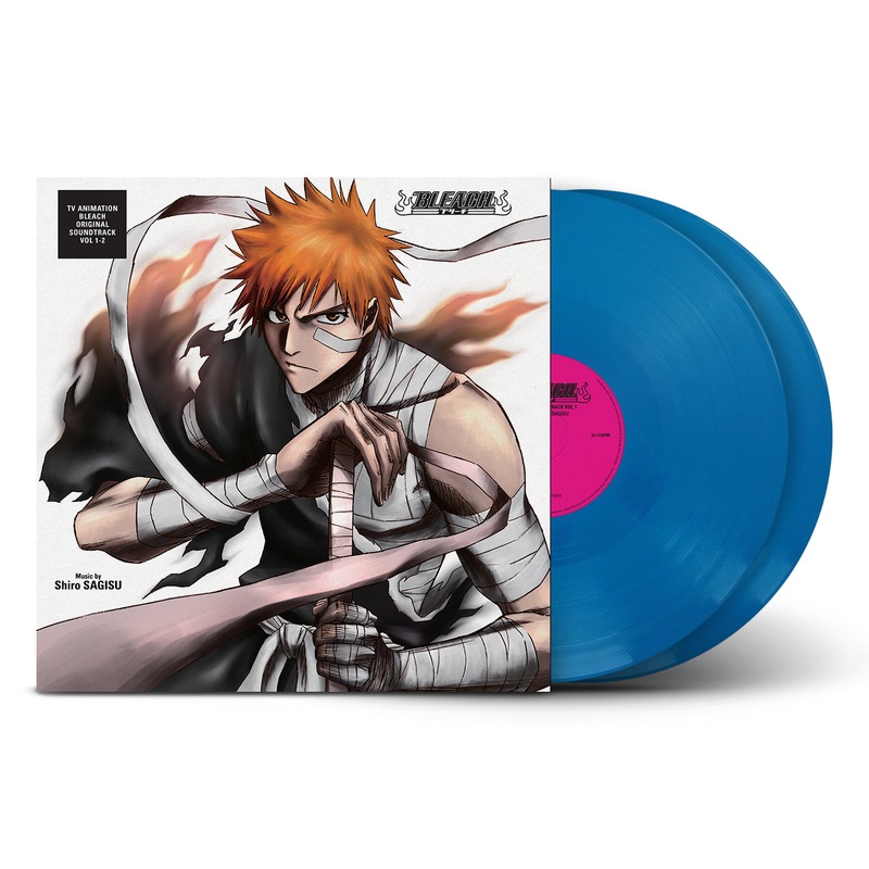 Bleach Original Soundtrack - 2 x 12"  translucent blue vinyl LP