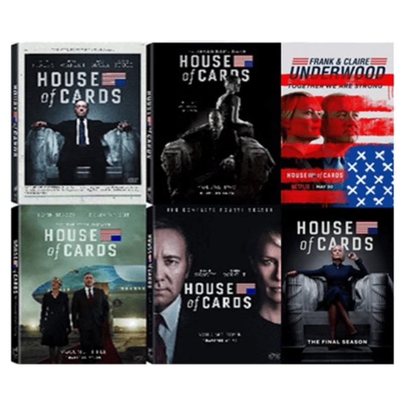 House of Cards TV Series Seasons 1-6 DVD Set