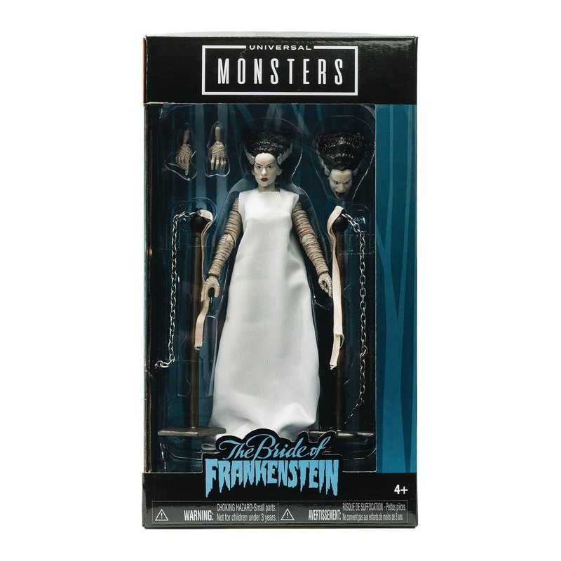 UNIVERSAL MONSTERS BRIDE OF FRANKENSTEIN 6IN DIE-CAST AF