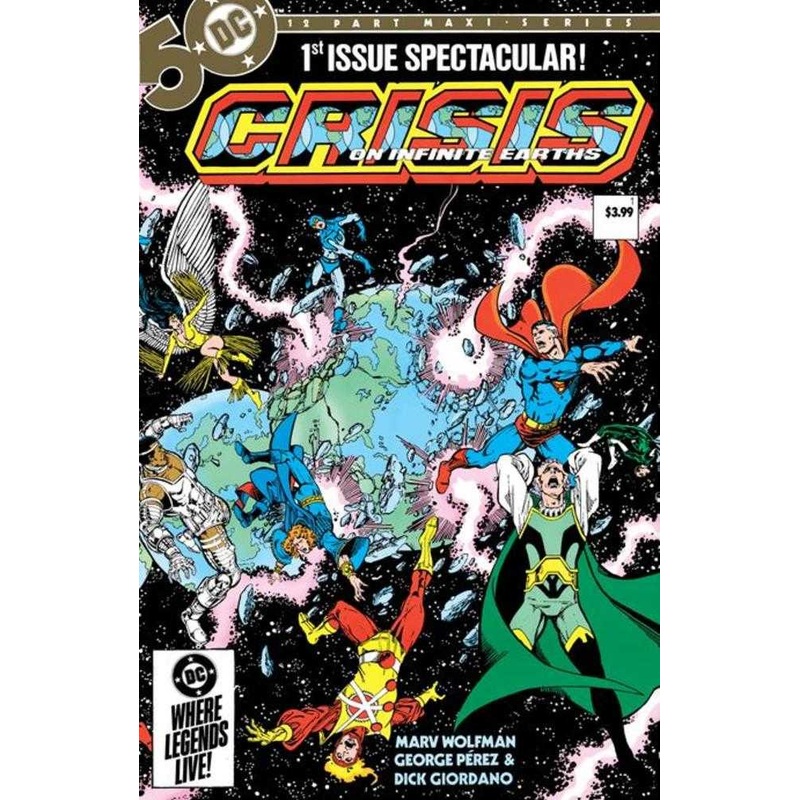 Crisis On Infinite Earths #1 (Of 12) Facsimile Edition Cover A George Perez Wraparound