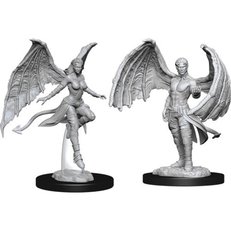 D&D Nolzur's Marvelous Unpainted Minis: W10 Succubus & Incubus