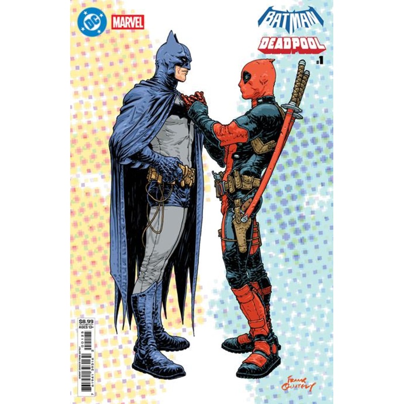 DC MARVEL BATMAN DEADPOOL #1 (ONE SHOT) CVR N FRANK QUITELY BATMAN DEADPOOL CARD STOCK VAR (19 Nov Release)