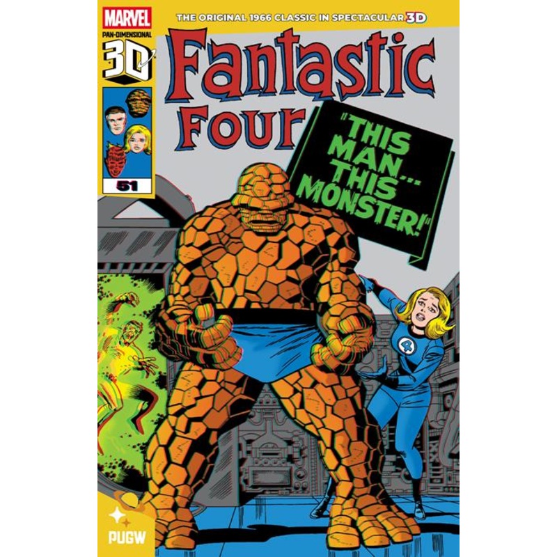 FANTASTIC FOUR #51 THIS MAN THIS MONSTER PAN DIMENSIONAL 3D EDITION (19 Nov Release)