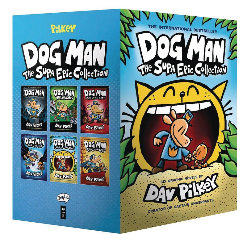 Dog Man The Supa Epic Collection Box Set: Dog Man/Dog Man Unleashed/Dog Man A Tale Of Two Kitties/Dog Man And Cat Kid/Dog Man Lord Of The Fleas/Dog Man Brawl Of The Wild