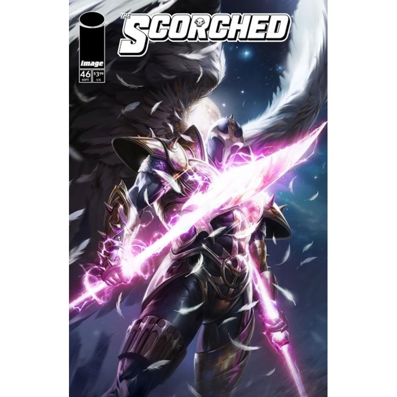 SPAWN SCORCHED #46 CVR B FRANCESCO MATTINA WINGS VAR (29 Oct Release)