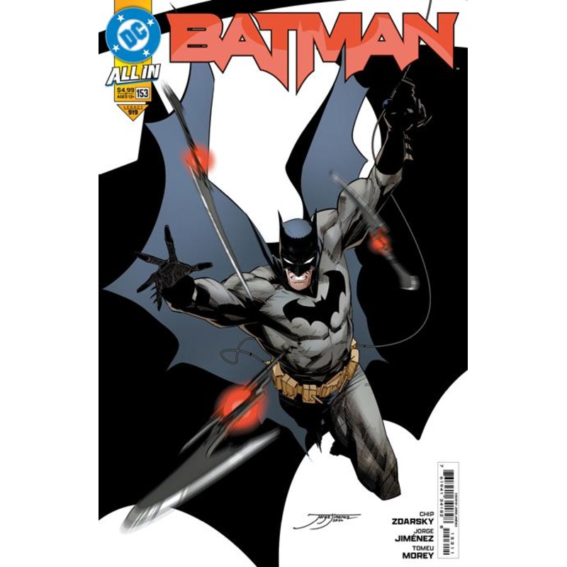 BATMAN (2016) #153 CVR A JORGE JIMENEZ This only, one comic book.